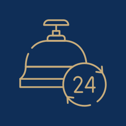 Reception open 24 hours